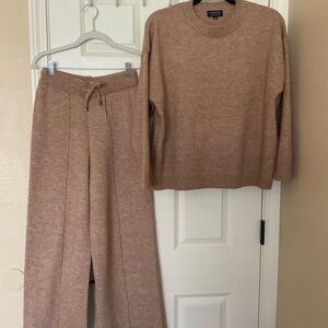 Cozy Tan Cashmere Set